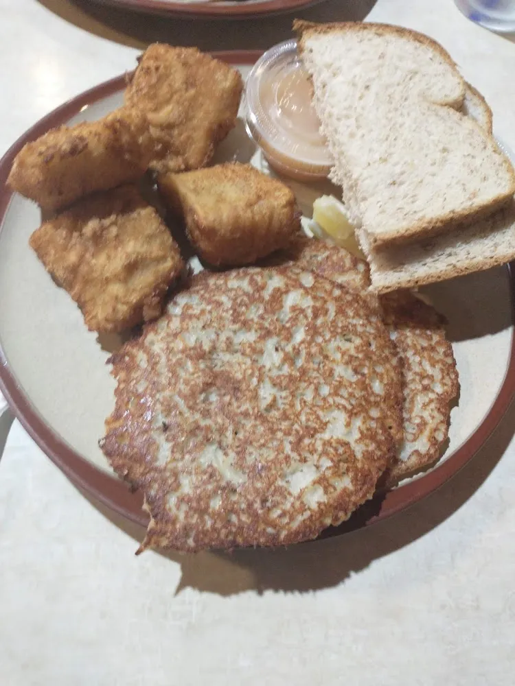 Fried Cod Potato Pancake